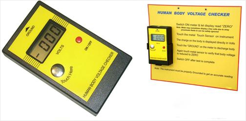 Human body voltage Checker